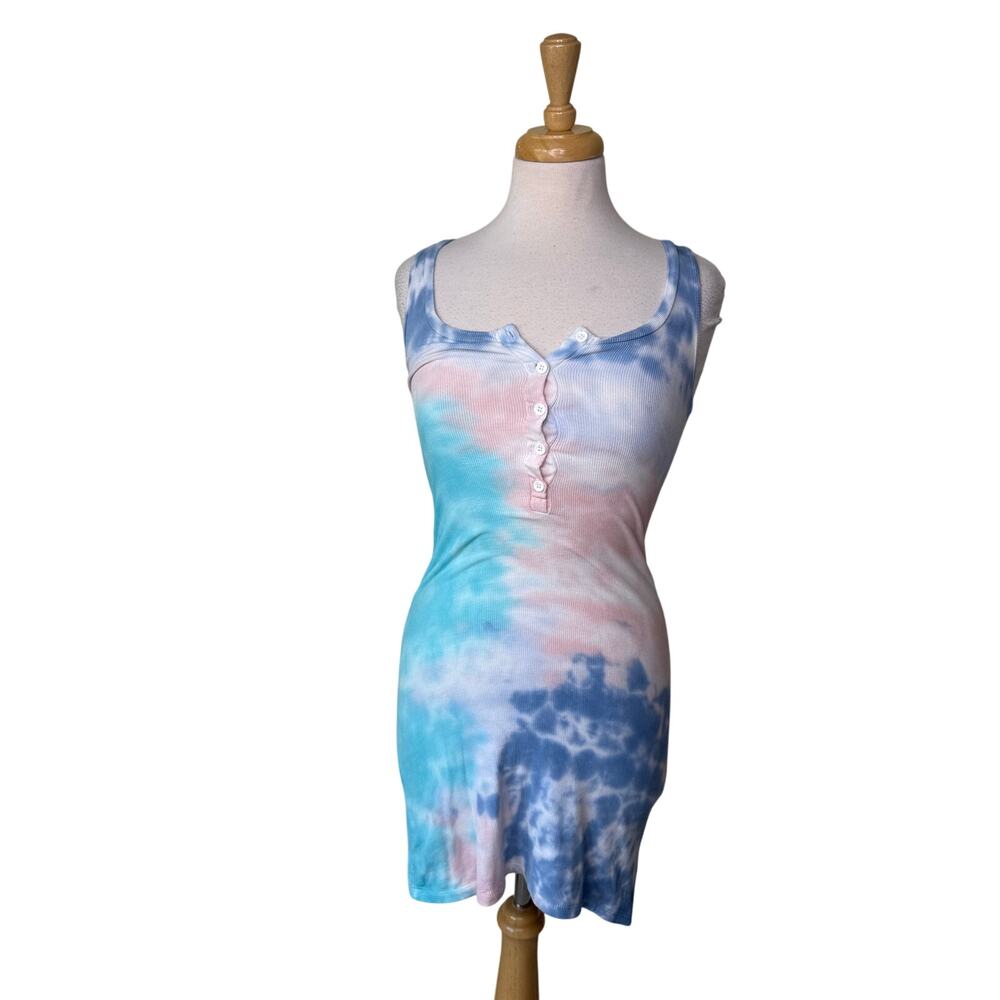 MICHAEL LAUREN Runner Dress Color: Galaxy Wash Tie Dye XS